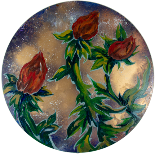 Sunlit blossoms von Alexia López Sosa, Malerei kaufen auf Singulart
