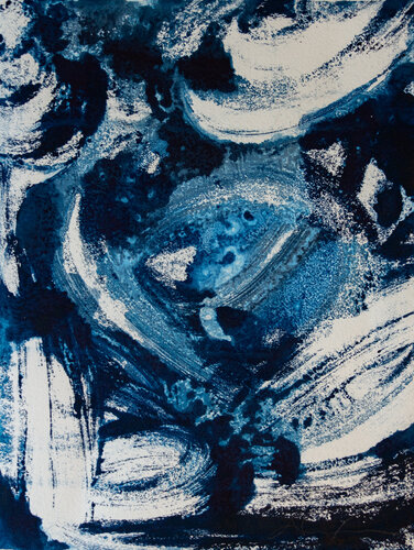 OCEAN BLUE von Alexia López Sosa, Malerei kaufen auf Singulart