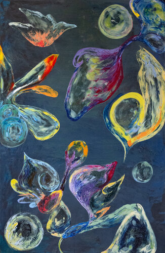 Forests of the deep di Alexia López Sosa, Pittura in vendita su Singulart