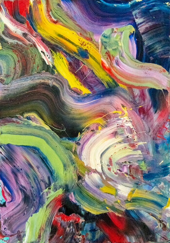Rainbow Collector di Alexia López Sosa, Pittura in vendita su Singulart