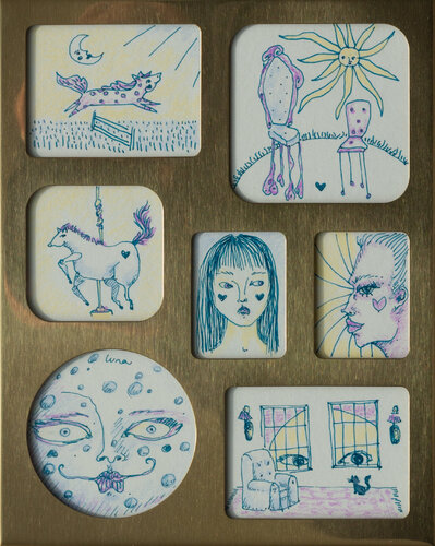 don't follow the light par Alexia López Sosa, Œuvre sur papier en vente sur Singulart