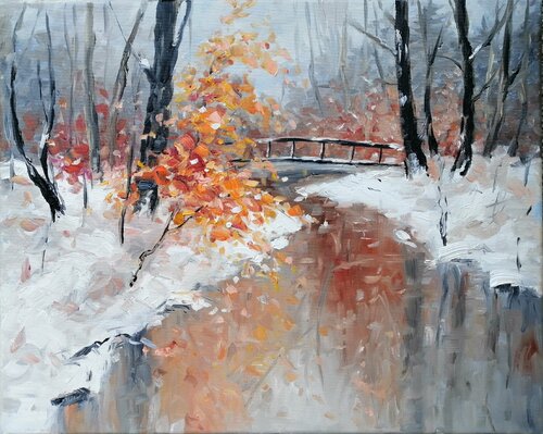 The Autumn keeper van Emilia Milcheva, Schilderij te koop op Singulart