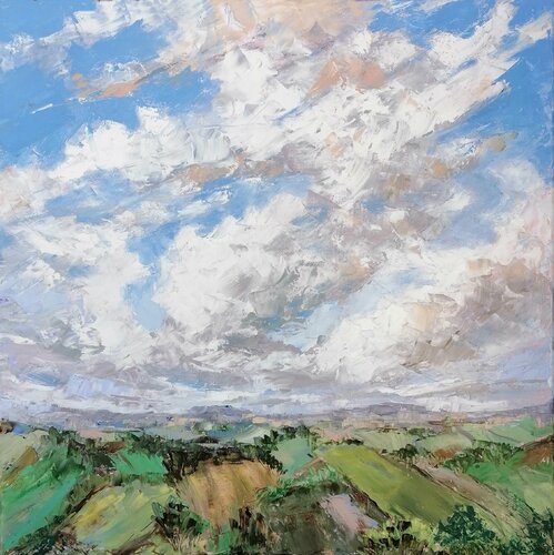 CELESTRIAL DANCE van Emilia Milcheva, Schilderij te koop op Singulart