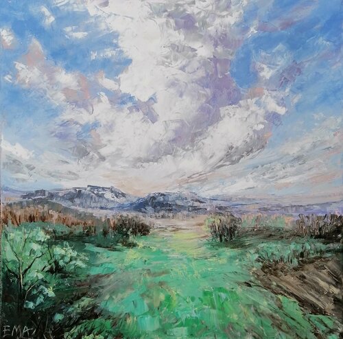 SPRING WINDS van Emilia Milcheva, Schilderij te koop op Singulart