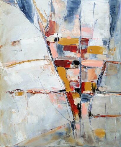 FRACTURED NOVEMBER van Emilia Milcheva, Schilderij te koop op Singulart