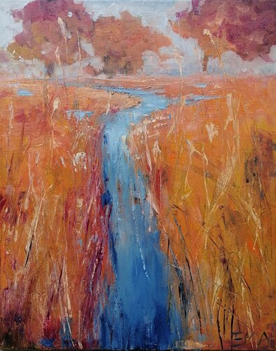 SUMMER GRASS di Emilia Milcheva, Pittura in vendita su Singulart
