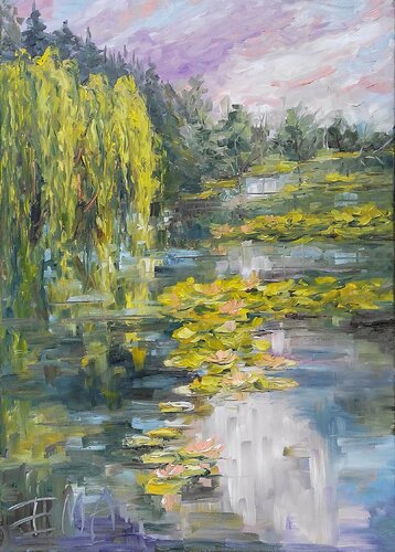 A LA MONET van Emilia Milcheva, Schilderij te koop op Singulart