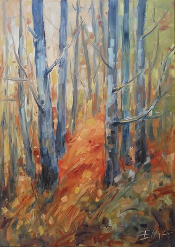 TEMPTING FOREST van Emilia Milcheva, Schilderij te koop op Singulart