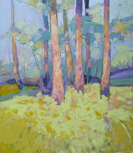 SPRING MOSAIC van Emilia Milcheva, Schilderij te koop op Singulart