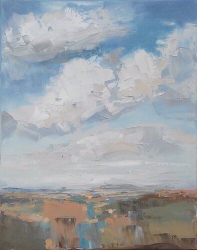 BIRD'S REALM - NOON par Emilia Milcheva, Peinture en vente sur Singulart