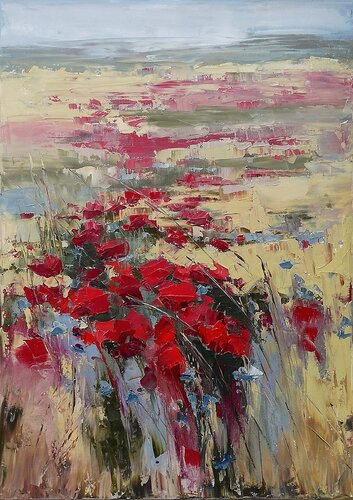 SEA OF LOVE par Emilia Milcheva, Peinture en vente sur Singulart