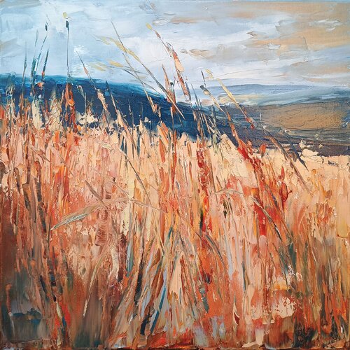 BURNING BLADES par Emilia Milcheva, Peinture en vente sur Singulart