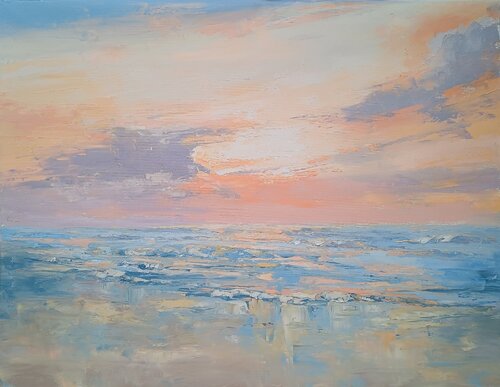 WAVES CONCEIVING IMMORTALITY par Emilia Milcheva, Peinture en vente sur Singulart