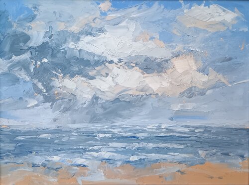 ALONE I BREATHE par Emilia Milcheva, Peinture en vente sur Singulart
