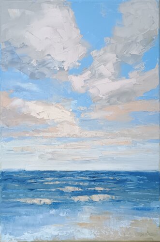 ANTICIPATING par Emilia Milcheva, Peinture en vente sur Singulart