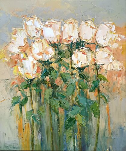 SINCERE WORDS par Emilia Milcheva, Peinture en vente sur Singulart