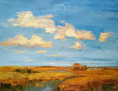 THREE ACRES OF HAPPINESS by Emilia Milcheva, 油畫 for Sale on Singulart