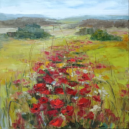 HOW FAR IS CLOSE ENOUGH par Emilia Milcheva, Peinture en vente sur Singulart