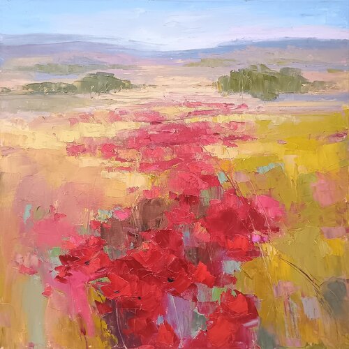 THE WARMTH OF EVERY TOMORROW par Emilia Milcheva, Peinture en vente sur Singulart
