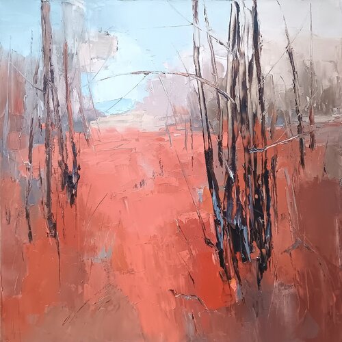 CARNIVAL OF RUST par Emilia Milcheva, Peinture en vente sur Singulart