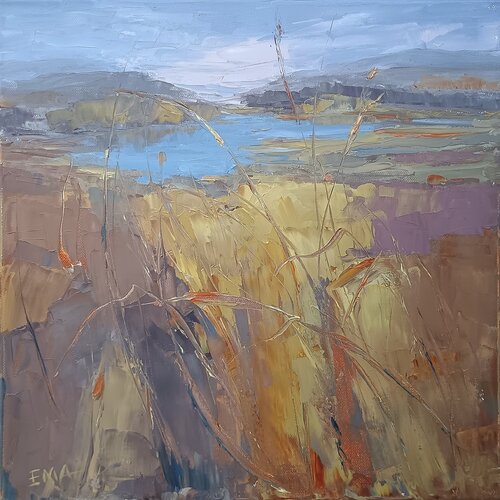 GRASSES LOVE TO BE SILENT by Emilia Milcheva, Painting for Sale on Singulart