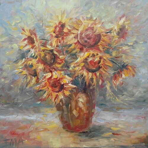 AUTUMN'S BEST GIFT van Emilia Milcheva, Schilderij te koop op Singulart