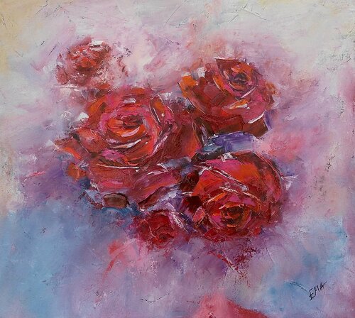 UN AMORE GRANDE di Emilia Milcheva, Pittura in vendita su Singulart