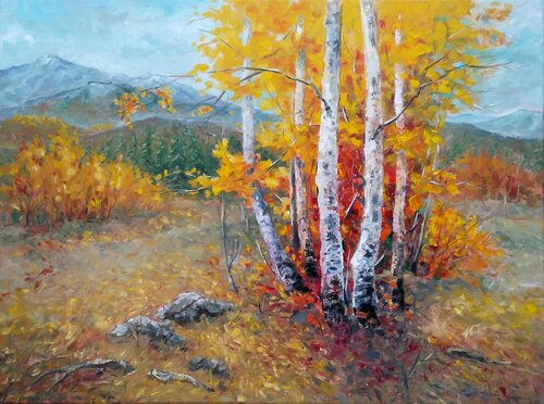 AN AUTUMN TO REMEMBER di Emilia Milcheva, Pittura in vendita su Singulart