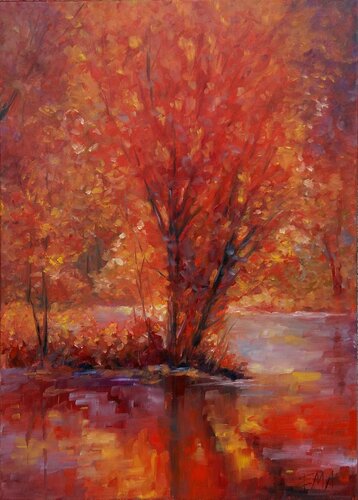 AUTUMN GLORY van Emilia Milcheva, Schilderij te koop op Singulart
