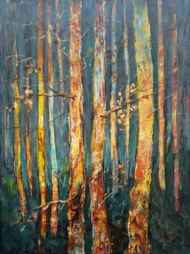 TREES STORIES #7 van Emilia Milcheva, Schilderij te koop op Singulart