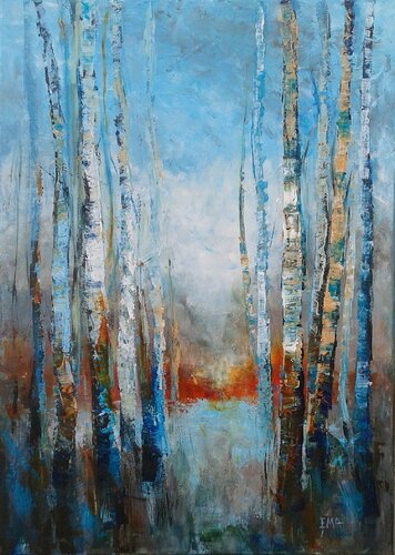 TREES STORIES #2 di Emilia Milcheva, Pittura in vendita su Singulart