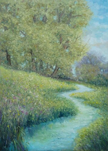 COUNTRYSIDE POETRY van Emilia Milcheva, Schilderij te koop op Singulart