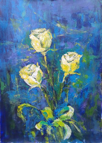 P.S. I LOVE YOU van Emilia Milcheva, Schilderij te koop op Singulart