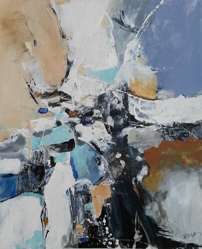 WINTER IMPRESSION #10 di Emilia Milcheva, Pittura in vendita su Singulart