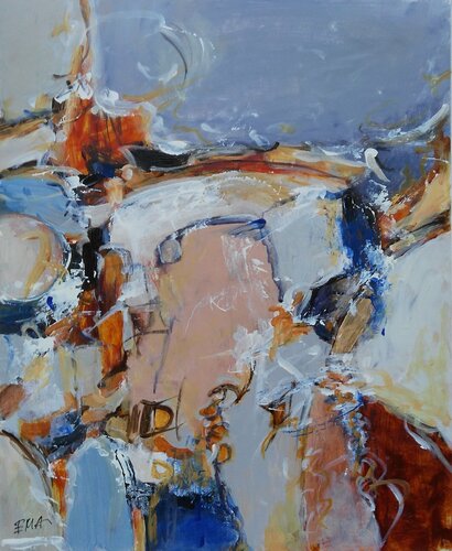 WINTER IMPRESSION #5 van Emilia Milcheva, Schilderij te koop op Singulart