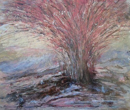 FIRST SNOW di Emilia Milcheva, Pittura in vendita su Singulart