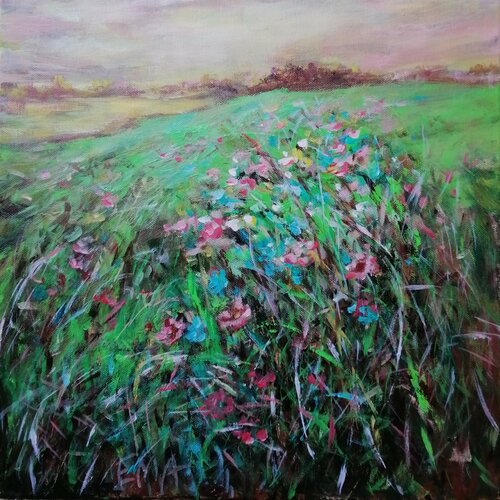 NEW SPRING CAME van Emilia Milcheva, Schilderij te koop op Singulart