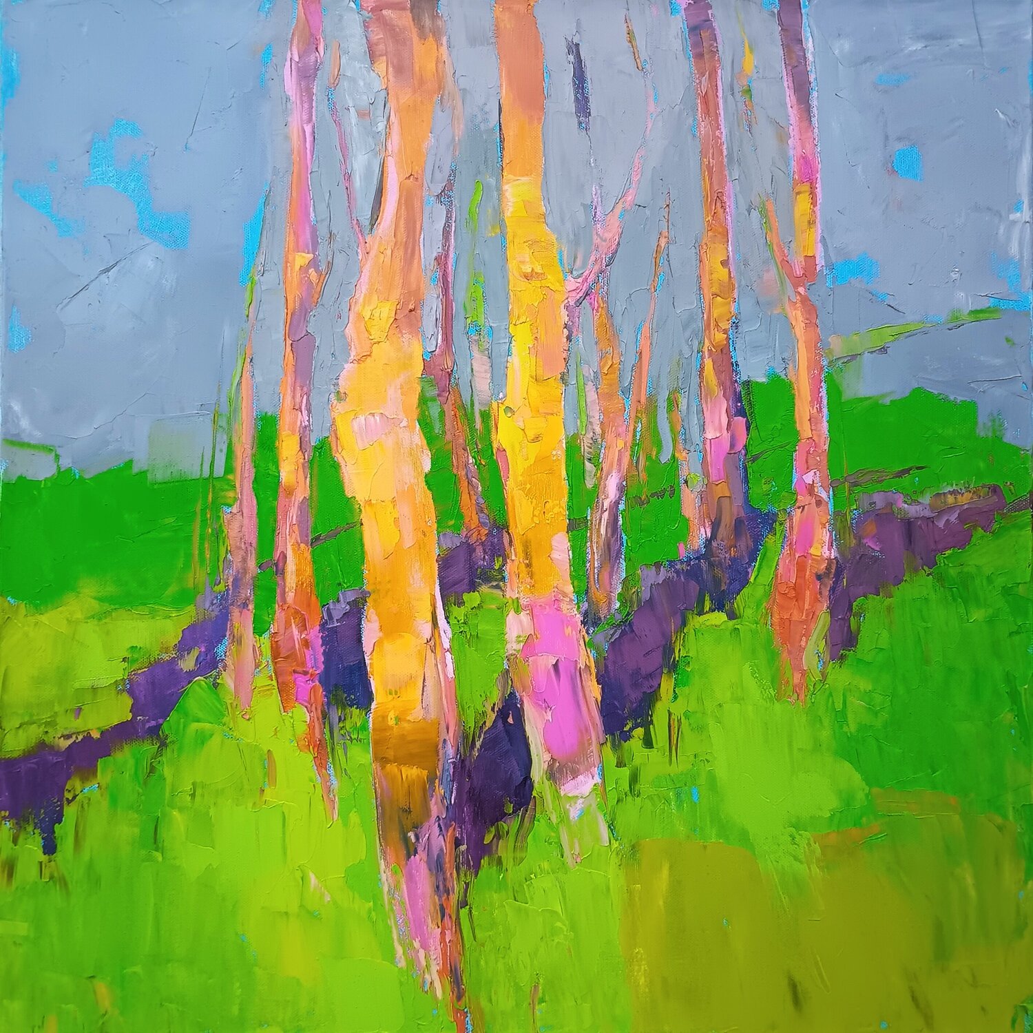 RISING HOPES Emilia Milcheva Original painting for sale