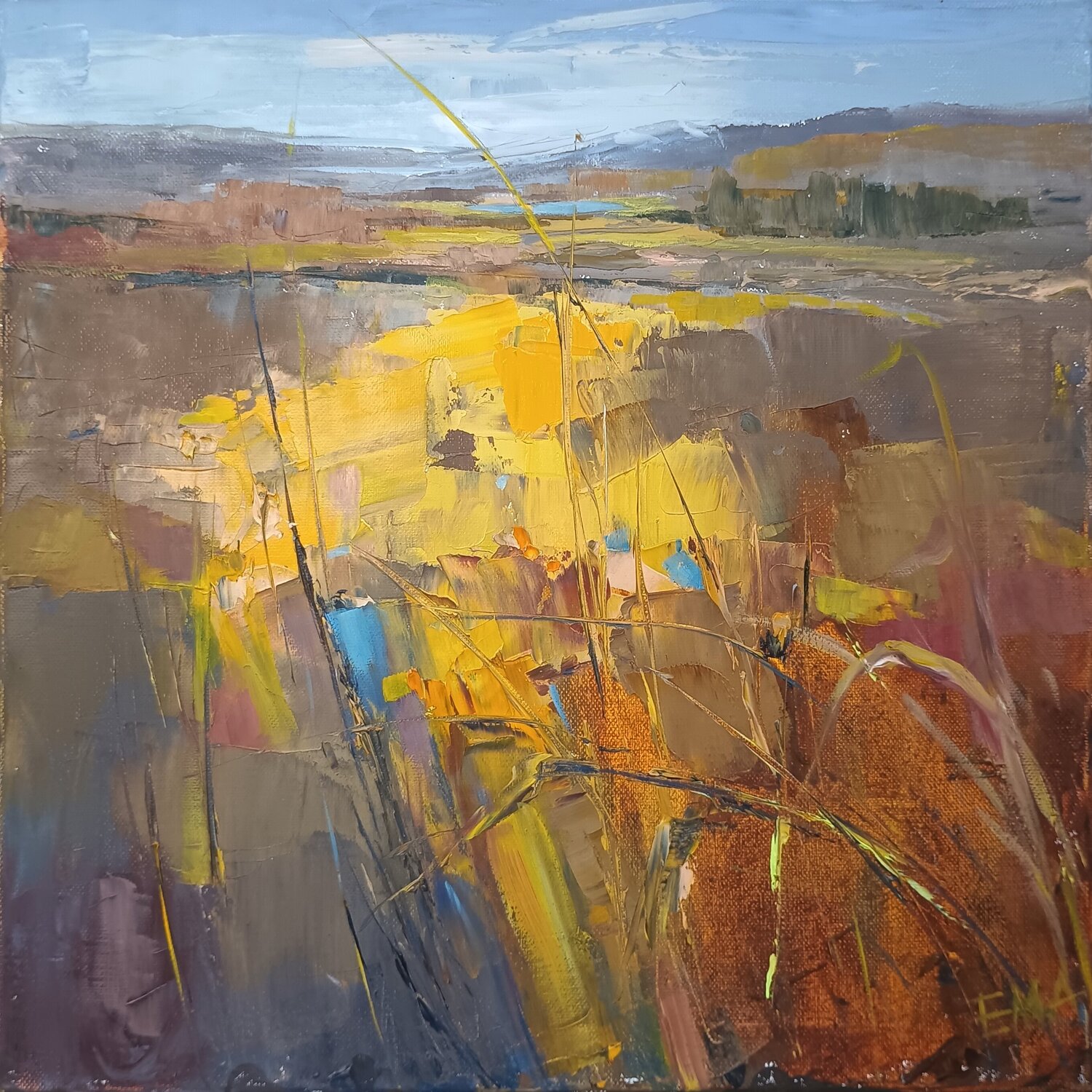 GOLDEN URGE Emilia Milcheva Origineel schilderij te koop