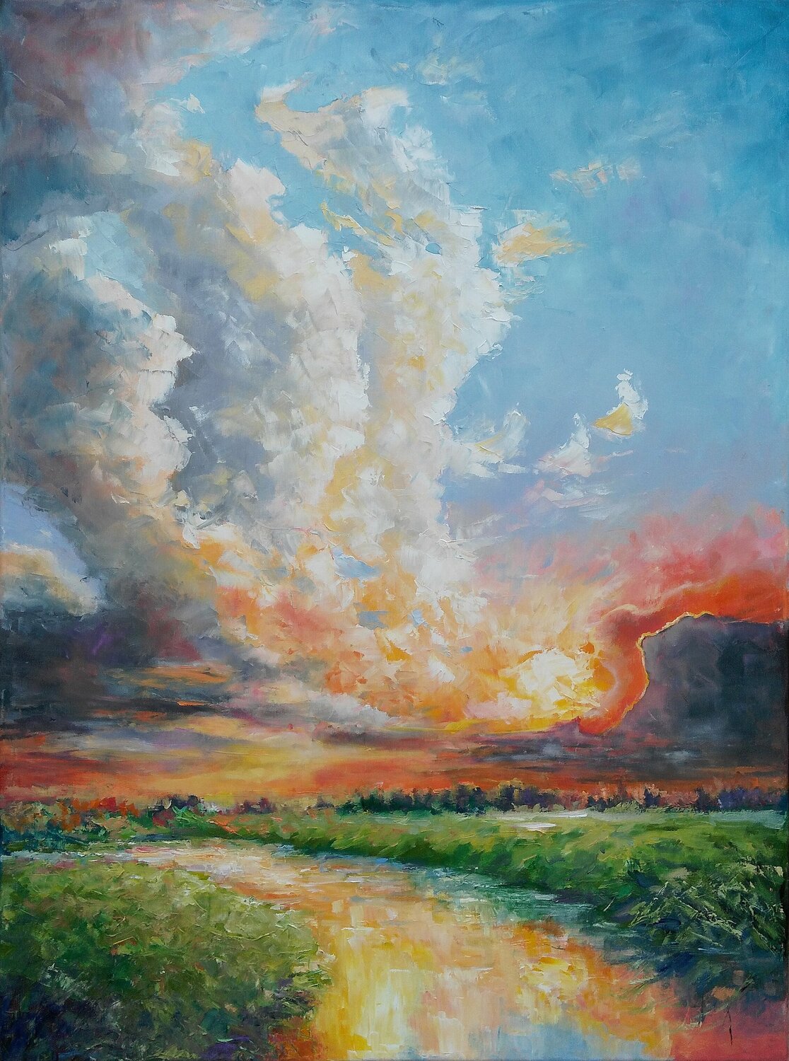 THE NATURE HAS THIS POWER TO AMAZE Emilia Milcheva Originalgemälde zu verkaufen