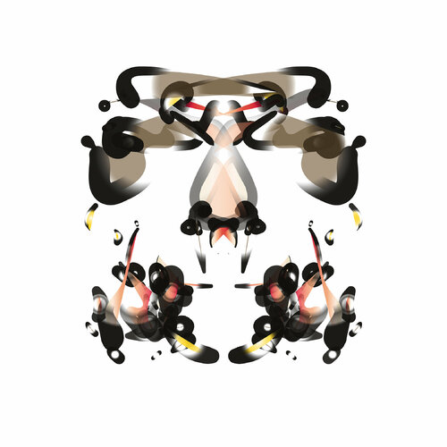 "Coat of Arms with Lions? and Dragon? on White Field" Harald Gsaller