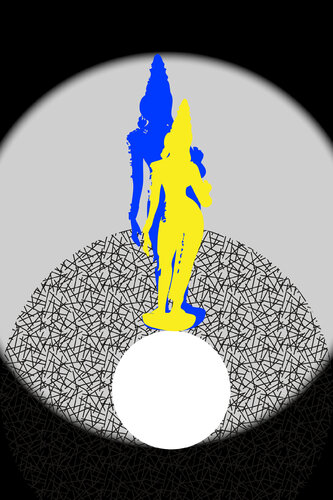 "Dancing Parvati" Unique piece di Harald Gsaller, Disegno in vendita su Singulart