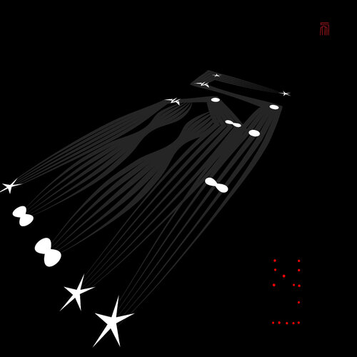 "Ecstatic Journeys to the Stars" Var2 Unique piece by Harald Gsaller, Work on Paper for Sale on Singulart