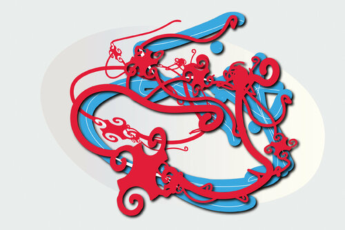 "Firlefanz / Trumpery" A von Harald Gsaller, Druck kaufen auf Singulart