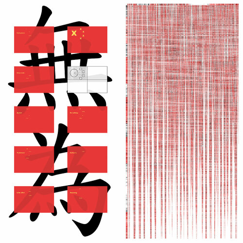 "Wu wei / Chinese Flag Proposals" (2 separate prints conceived as a diptych) Harald Gsaller