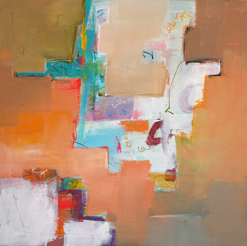 Deux Carrés II de Bruno Vázquez, Pintura a la venta en Singulart