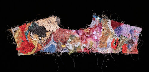 Love for All Things Shirt Cuff-1 van Aomi Kikuchi, Textiel te koop op Singulart