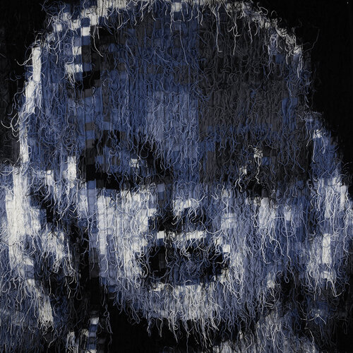 Pixel Weaving August 4 1962 van Aomi Kikuchi, Textiel te koop op Singulart