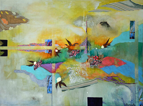 Traces par Dominique Desmeules, Peinture en vente sur Singulart