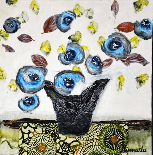 Roses des vents par Dominique Desmeules, Peinture en vente sur Singulart